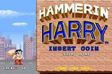 Hammerin' Harry (US) screen shot title